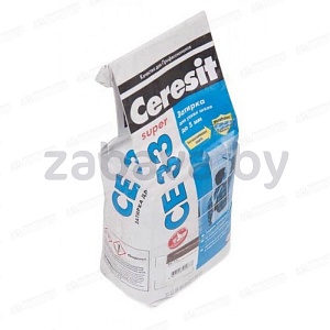 Фуга Ceresit CE33, 2 кг, белая, для узких швов