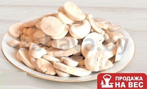 Шампиньоны, резаные, замороженные, 1 кг