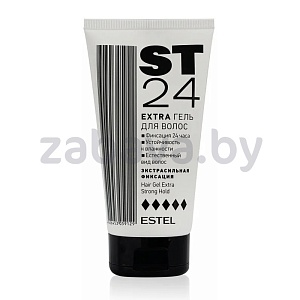 Гель для волос Estel St Extra St24, экстрасильная фиксация, 150 мл