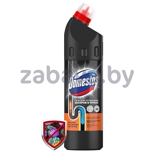 Средство для устранения засоров в трубах Domestos, 750 мл