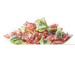 Леденцы карамельные Jambo, клубника-яблоко-манго-молоко, 1 кг