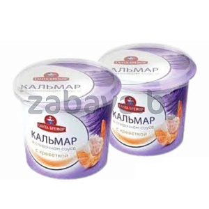 Паста «Санта Бремор» «Кальмар в слив. соусе с креветкой», 150 г