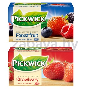 Чай Pickwick Forest Fruit или Strawberry, 20 пак.