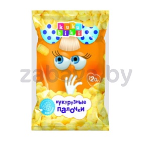 Палочки кукурузные сладкие Kukubiki, 120 г