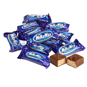 Шоколадные конфеты Milky Way Minis, 1 кг