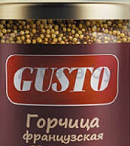 Горчица Gusto «Французская», 190 г