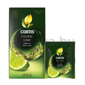 Чай Curtis Exotic Lime, зелен., 25 пак.