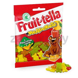 Жевательный мармелад Fruittella «Медвежата», 70 г