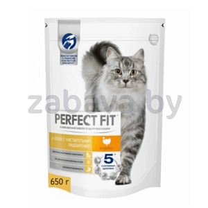 Корм для кошек сухой Perfect Fit, 650 г, в ассорт.