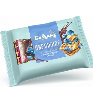 Пирожное творожное «Беллакт», 23%, 100 г, в ассорт.