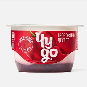 Десерт творожный «Чудо», вишня, 4%, 100 г