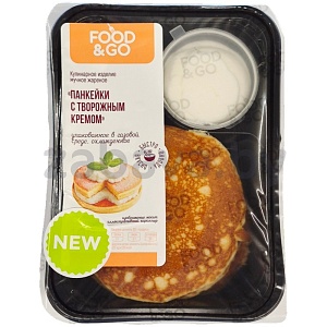 Панкейки с творожным кремом Food&Go, 160 г
