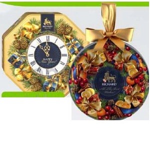 Чай черный Richard, Winter Tea, 80 г, в ассорт.
