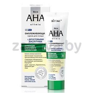 Крем для лица Vitex AHA, с фруктов. кислот., день/ночь, 50 мл