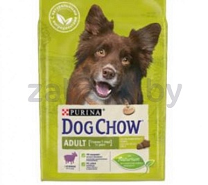 Сухой корм Dog Chow для щенков и взрослых собак, ягнёнок, 1 кг (развес)