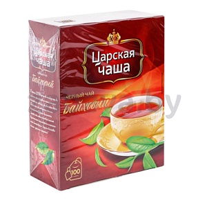 Чай черный «Царская чаша», байховый, 100 пакетиков по 1,5 г
