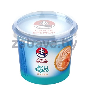 Паста «Санта Бремор» «Фиш-мусс» из тресков. рыб с лососем, 140 г