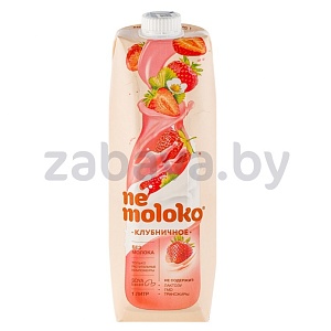 Напиток соевый Nemoloko, клубничный, 1 л