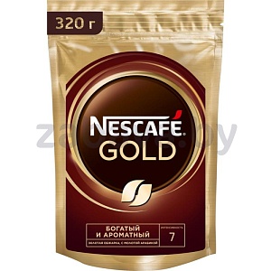 Кофе Nescafe Gold, растворимый, 320 г
