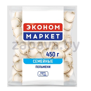 Пельмени «Эконом Маркет» «Семейные», 450 г