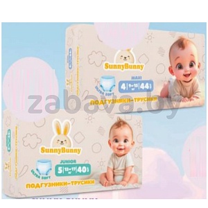 Подгузники-трусики Sunny Bunny, в ассорт.