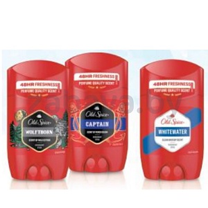 Твердый дезодорант-антиперспирант Old Spice, 50 мл, в ассорт.