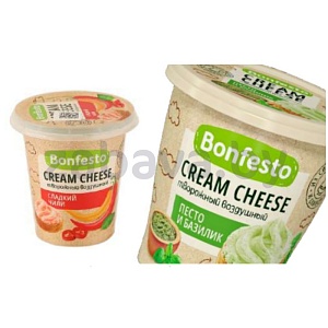 Сыр творожный Bonfesto Cream Cheese, 65%, 125 г, в ассорт.