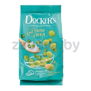 Арахис Docker's, бекон/сметана и лук, 200 г