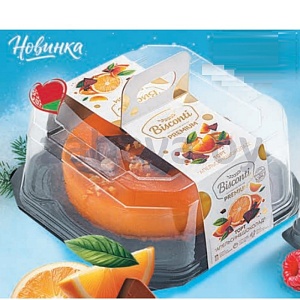 Торт «Апельсин & шоколад» Bisconti, 1,2 кг