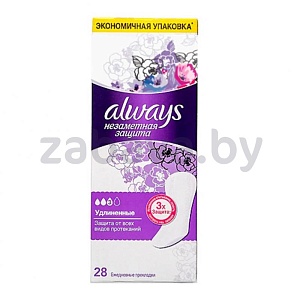 Прокладки Always, ежедневные, 32 шт. или 28 шт.