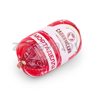 Колбаса вар. «Мортаделла», в/с, 650 г, «Слонимский» МК