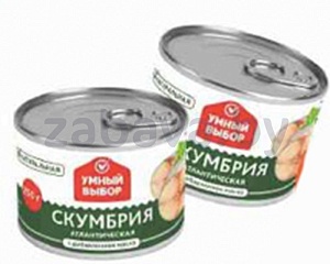 Консервы рыбные «Умный выбор», скумбрия, 250 г
