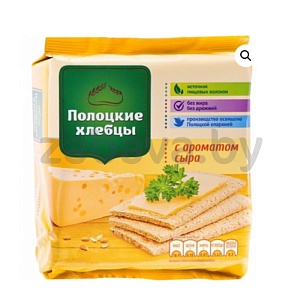 Хлебцы «Полоцкие», с сыром, 80 г