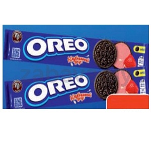 Печенье Oreo какао/клубника, 95 г