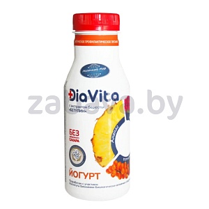 Йогурт Dia Vita, ананас-облепиха-амарант, 1.5%, питьев., 280 г