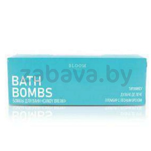 Набор бомб для ванн Bloom Cosmetics, 100 г, 3 шт.