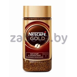 Кофе Nescafe Gold, раствор., с доб. молотого, 95 г