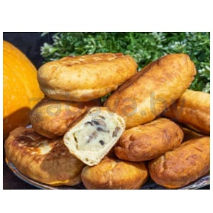 Пирожки жар., с картофелем, грибами и луком, 1 кг