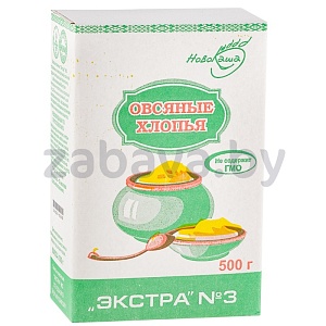 Хлопья овсяные «Экстра № 3», 500 г