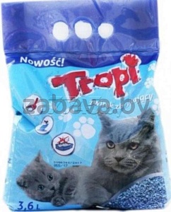 Наполнитель для кошачьего туалета Tropi, комкующийся, 3,6 л