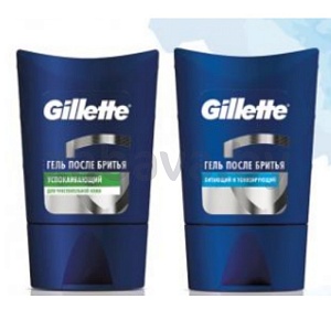 Гель после бритья Gillette, 75 мл