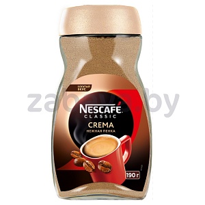 Кофе Nescafe Classic Crema, 190 г
