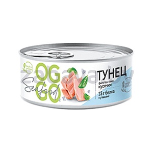Консервы рыбные Oggo, тунец натуральный, 170 г