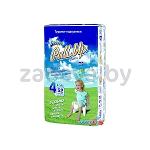 Подгузники-трусики для детей Skippy Pull Up, 44/48/52 шт.