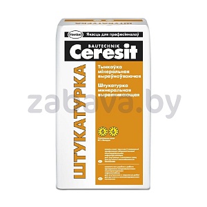 Смесь растворная сухая штукатурная цементная Ceresit, 25 кг