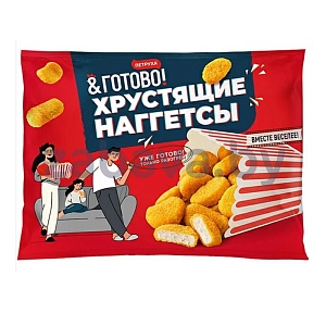 Хрустящие наггетсы «Петруха & Готово», из мяса птицы, 290 г
