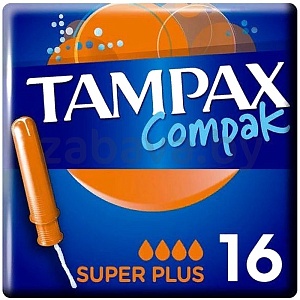 Тампоны гигиенические Tampax Compak, 16 шт., в ассорт.