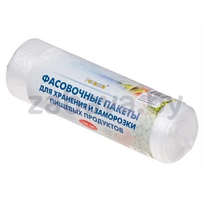 Пакеты фасовочные, 23×34 см, 100 шт.
