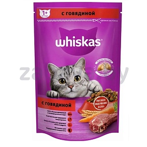 Корм для кошек Whiskas, говядина, 800 г