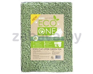 Наполнитель тофу для кошачьего туалета Eco One, 2,5 кг, 6 л, в ассортименте